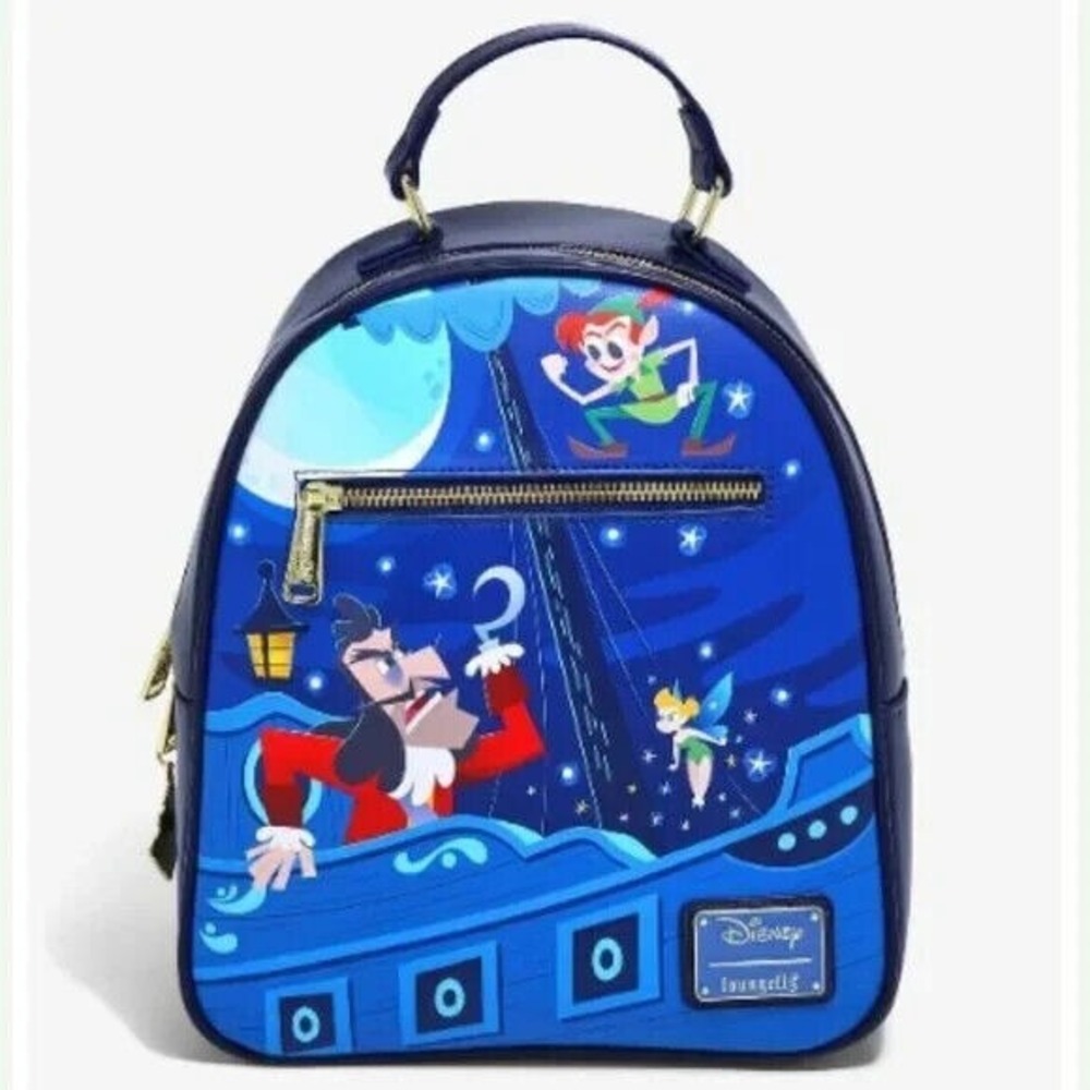 Loungefly Disney Peter Pan Jolly Roger Mini Backpack‎